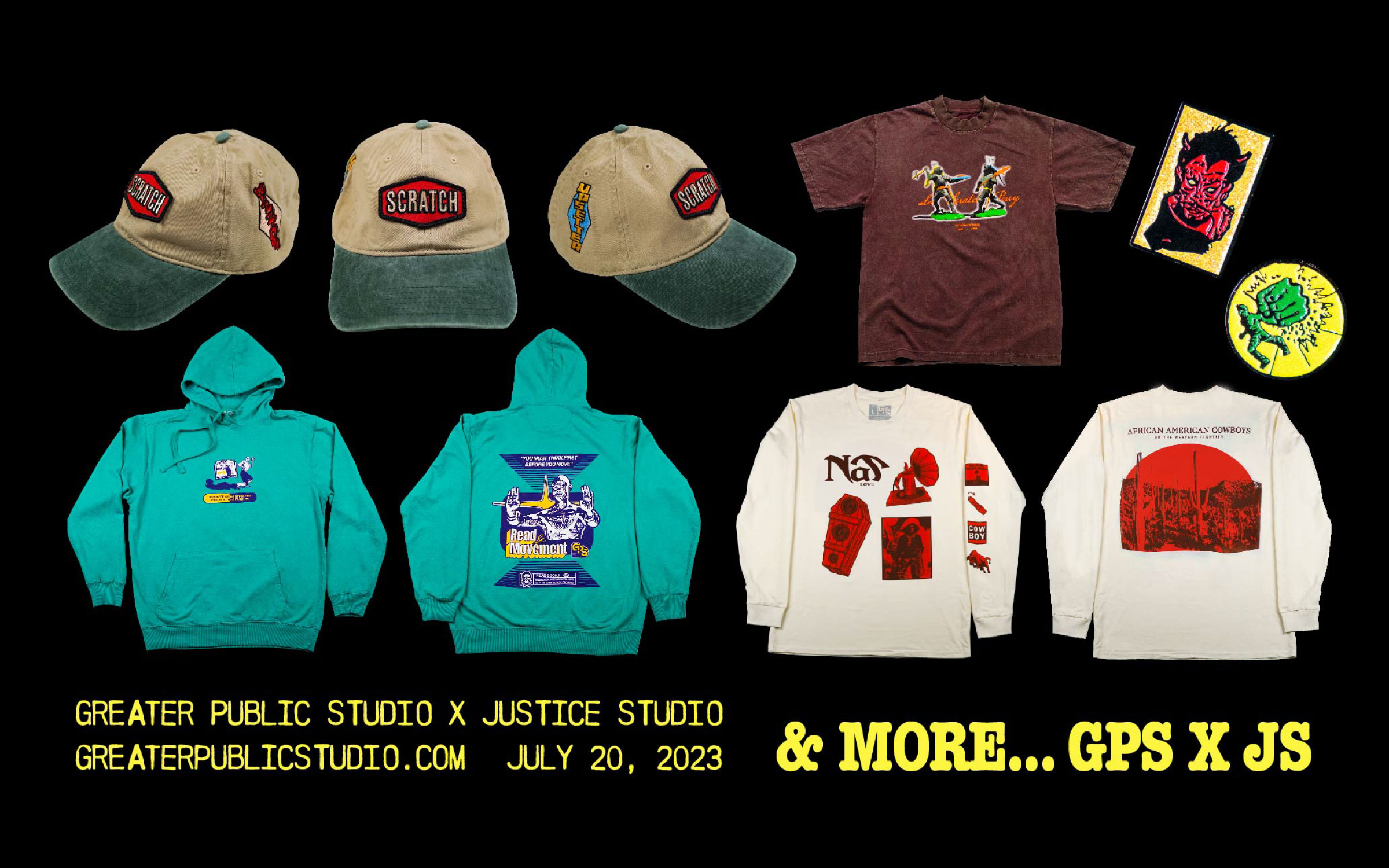 Justice Studio x Greater Public Studio Capsule Collection Drop